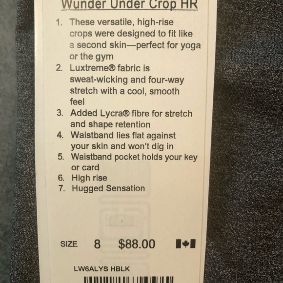 Lululemon crops - Picture 7 of 7